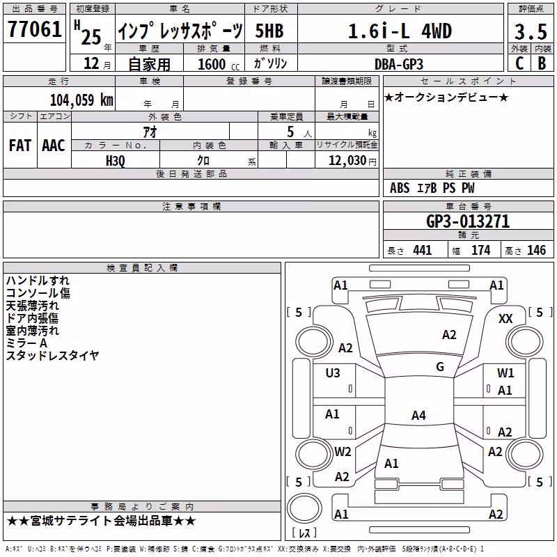 SUBARU IMPREZA