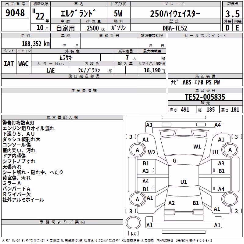 NISSAN ELGRAND