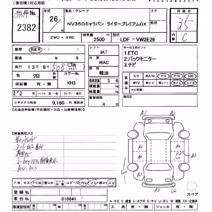 NISSAN NV350 CARAVAN