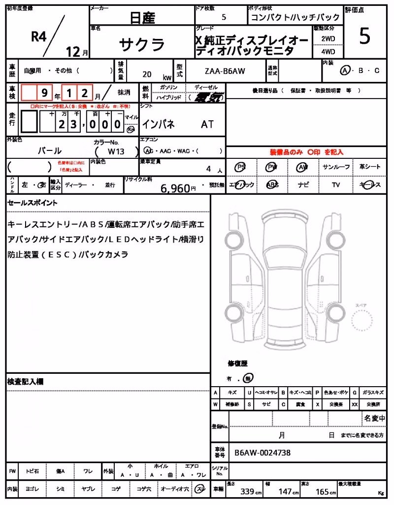 NISSAN SAKURA