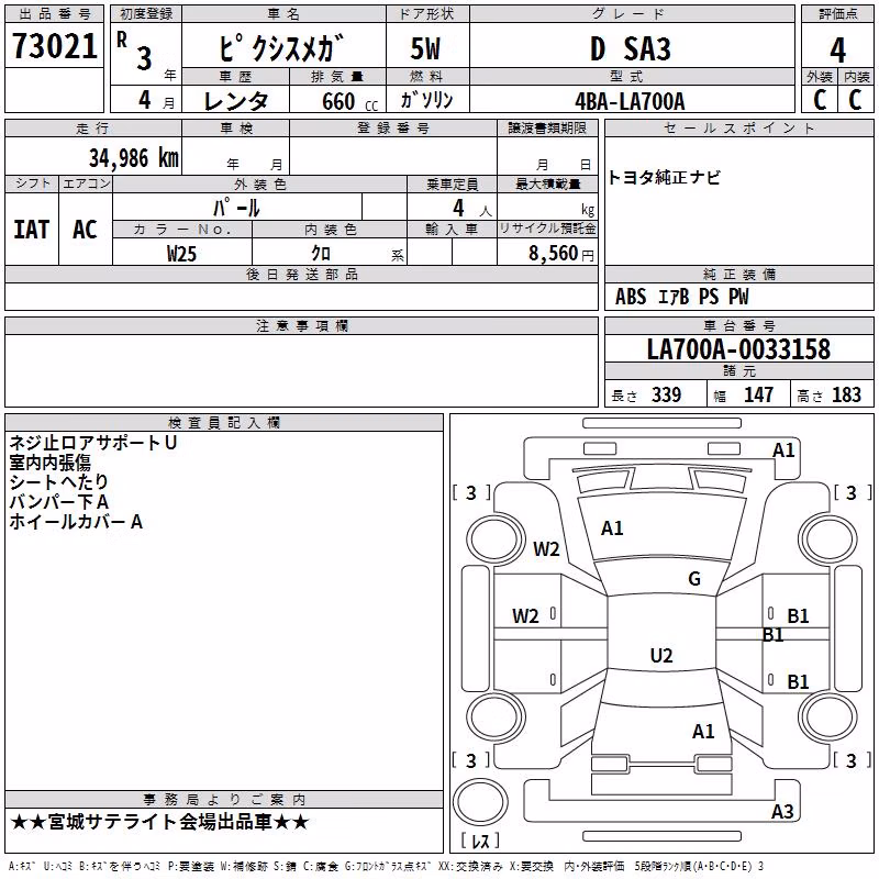 TOYOTA PIXIS MEGA