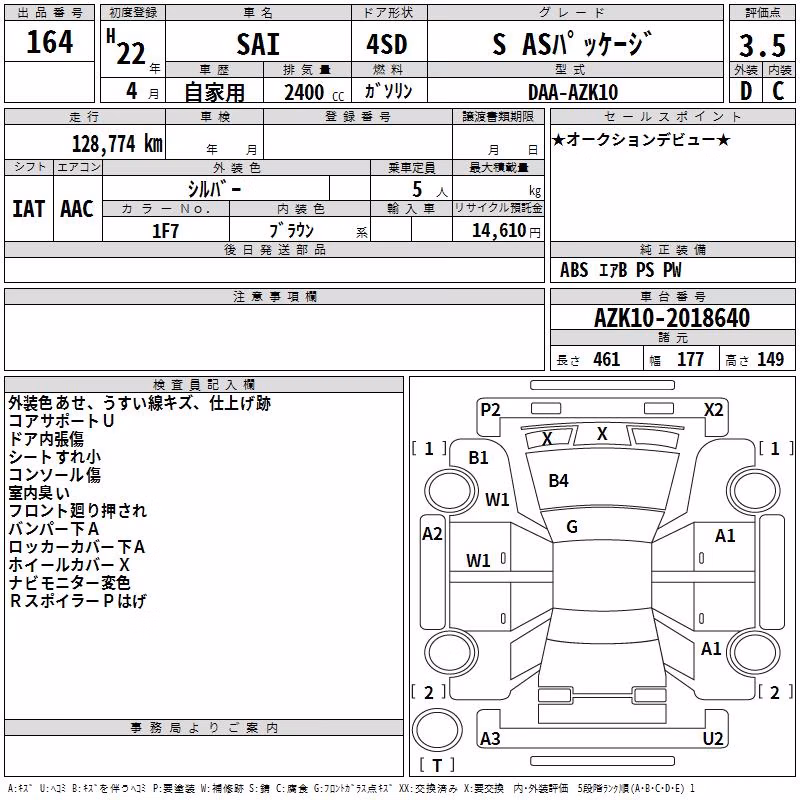 TOYOTA SAI