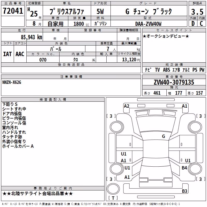 TOYOTA PRIUS ALPHA