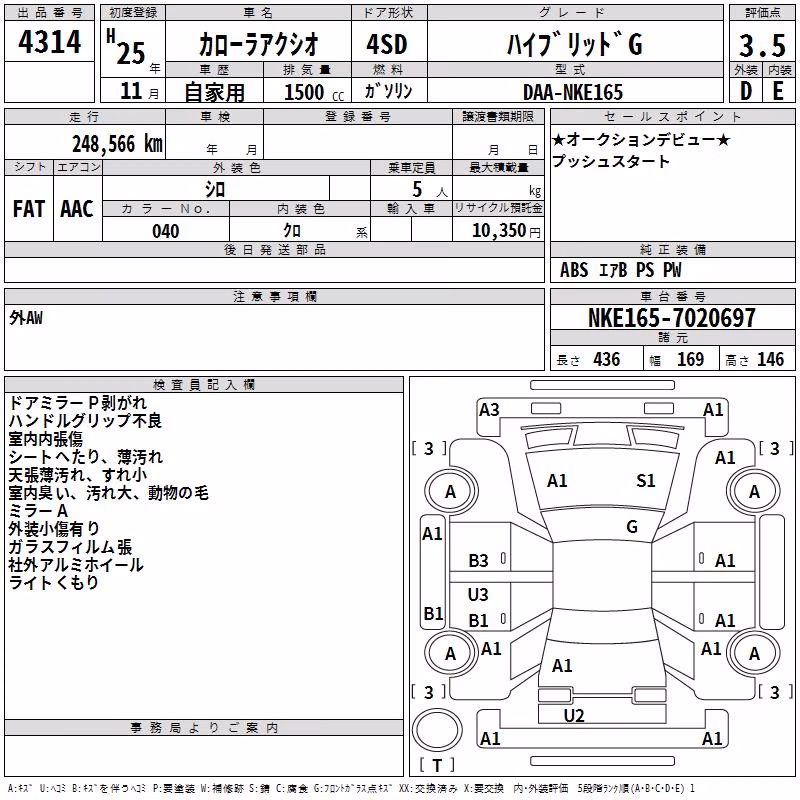 TOYOTA COROLLA AXIO