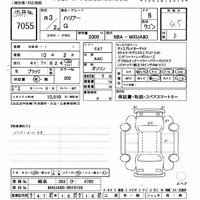 TOYOTA HARRIER