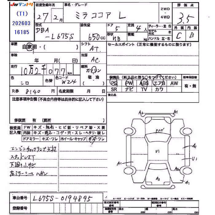 DAIHATSU MIRA COCOA