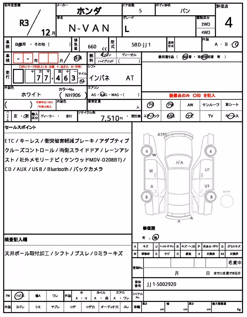 HONDA N-VAN