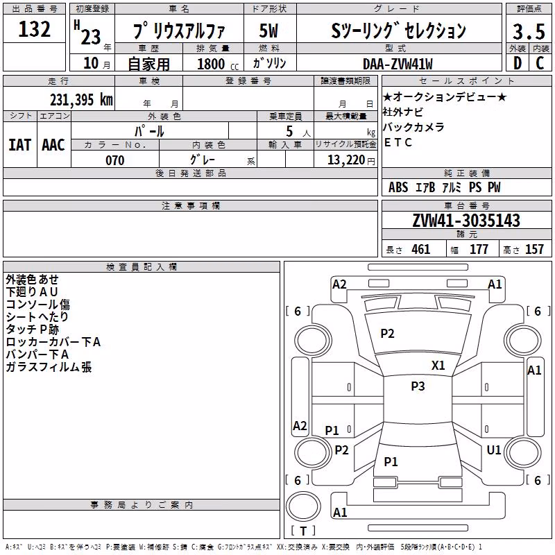 TOYOTA PRIUS ALPHA