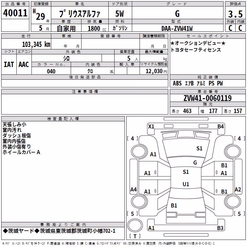 TOYOTA PRIUS ALPHA