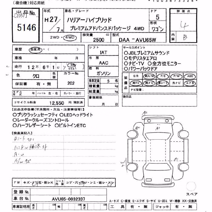 TOYOTA HARRIER