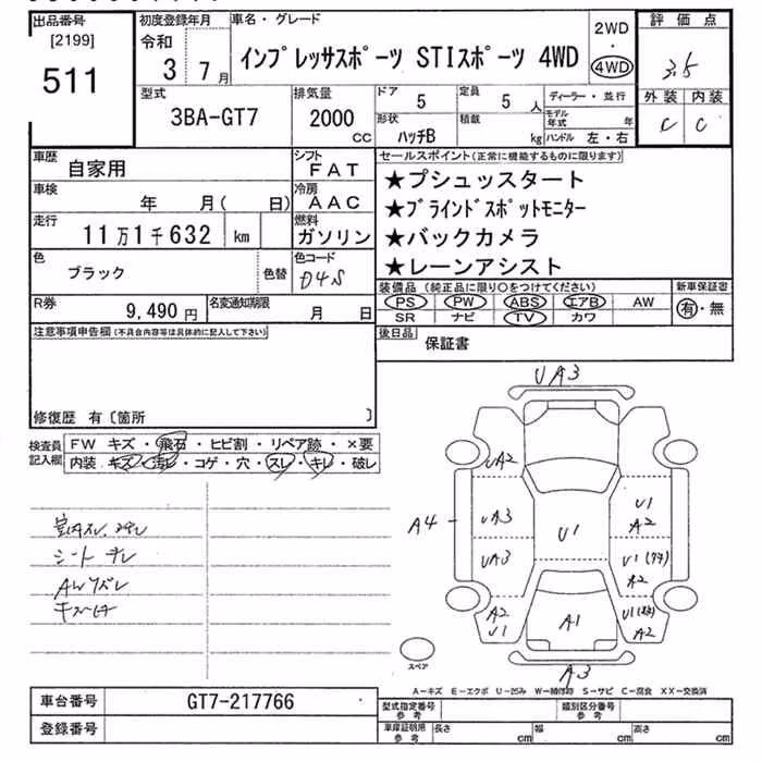 SUBARU XV