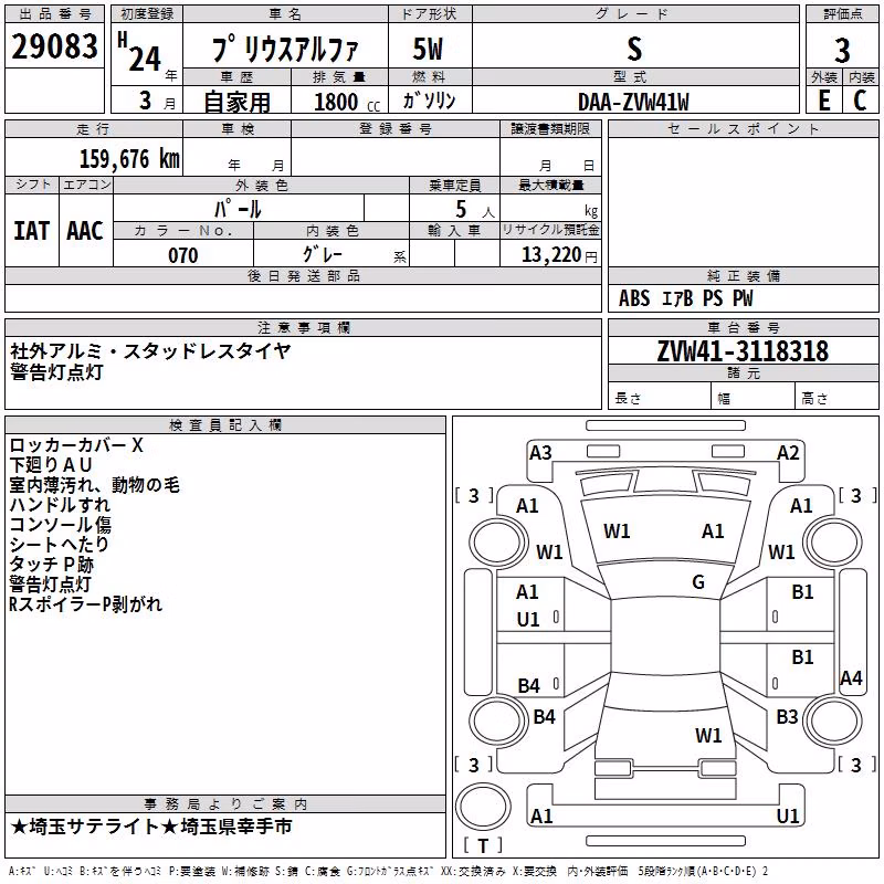 TOYOTA PRIUS ALPHA