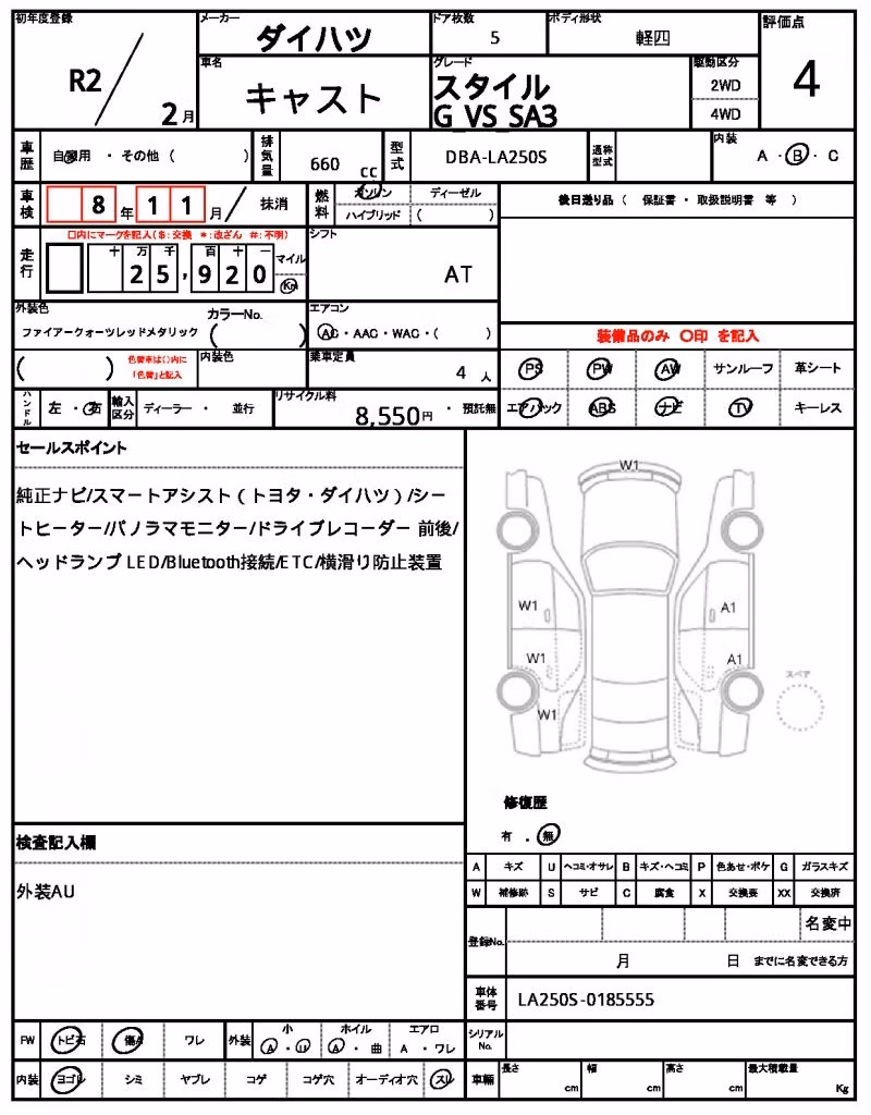 DAIHATSU CAST
