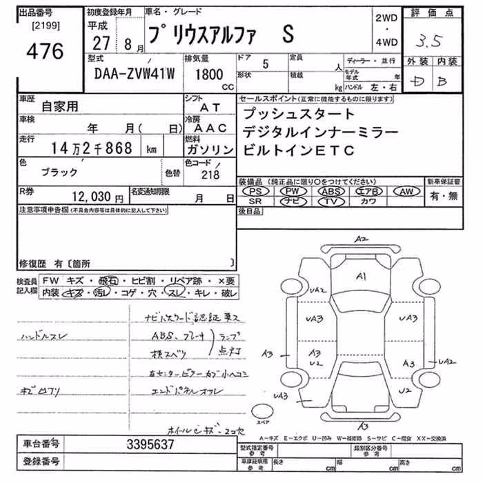 TOYOTA PRIUS ALPHA