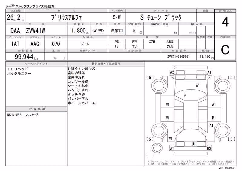 TOYOTA PRIUS ALPHA