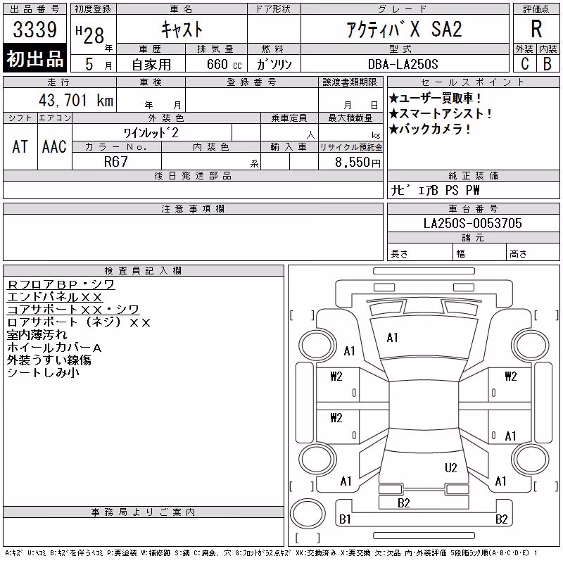 DAIHATSU CAST