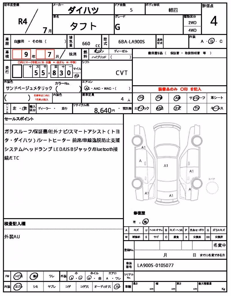 DAIHATSU TAFT