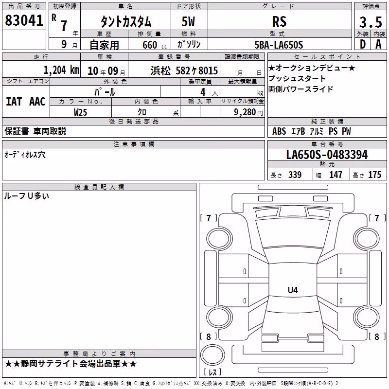 DAIHATSU TANTO