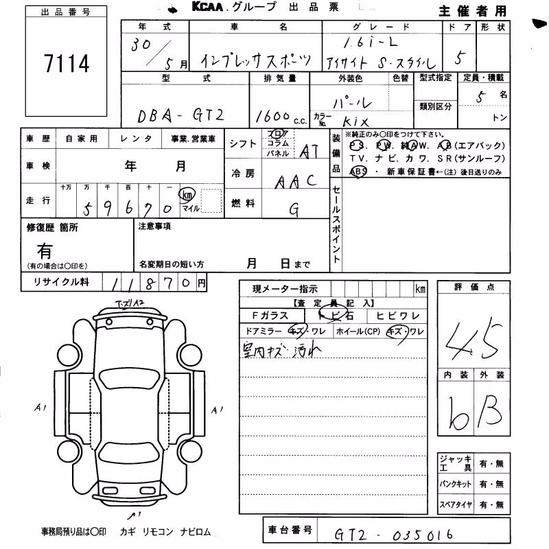 SUBARU IMPREZA