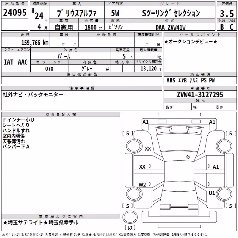 TOYOTA PRIUS ALPHA