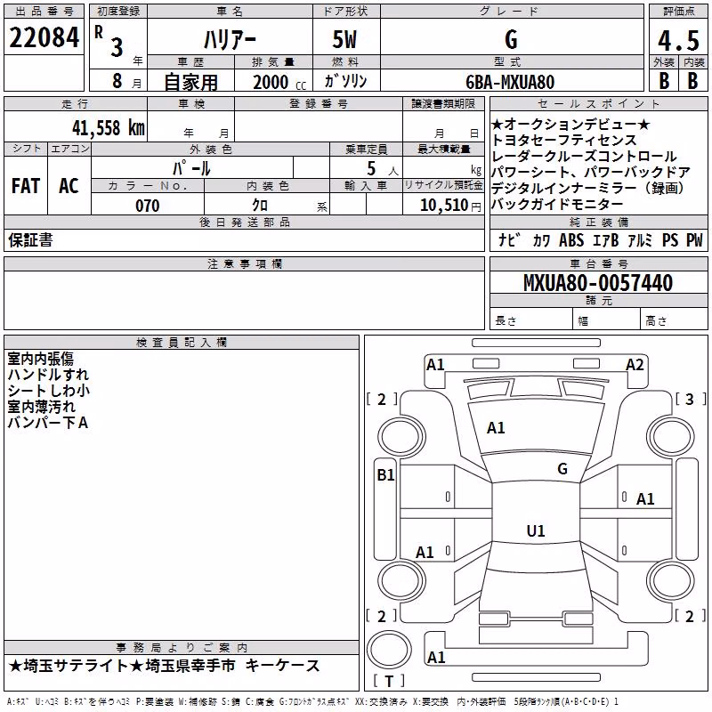 TOYOTA HARRIER