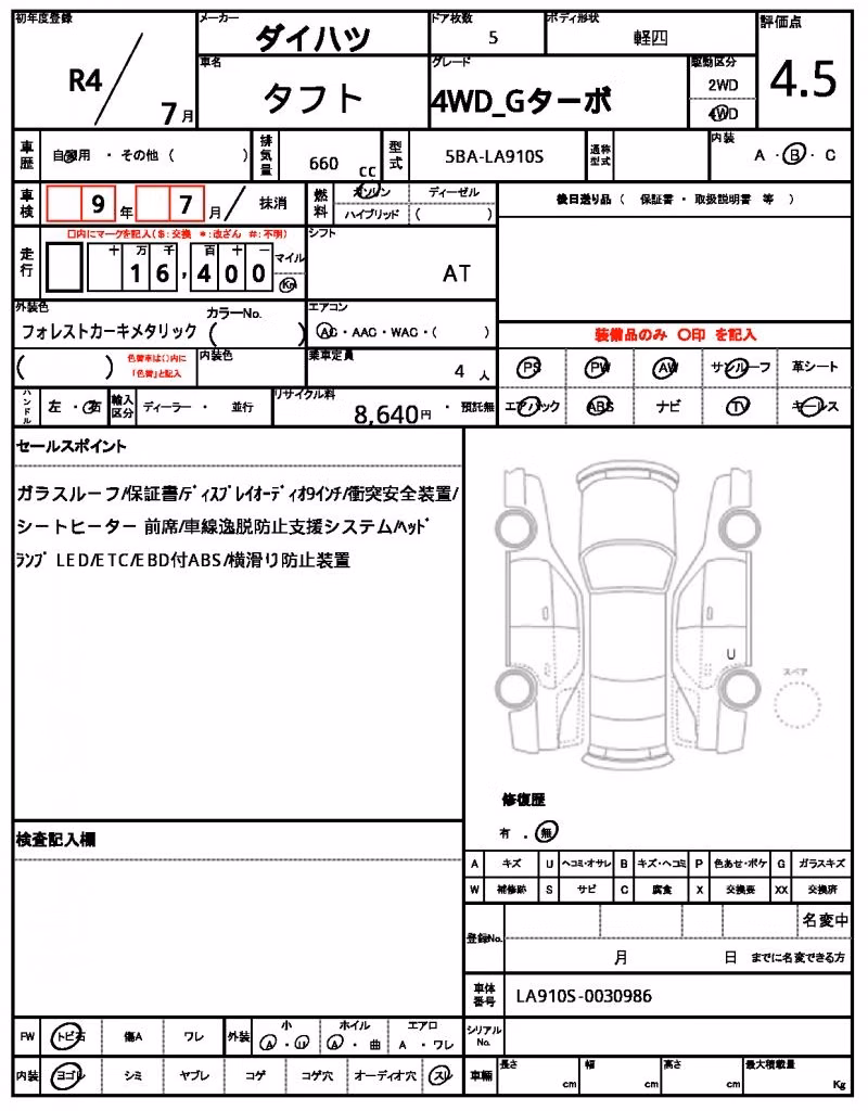DAIHATSU TAFT