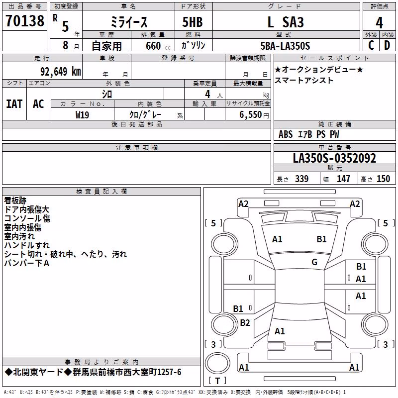 DAIHATSU MIRA E:S