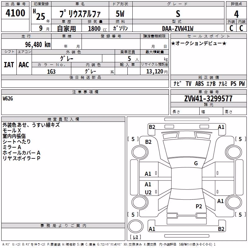 TOYOTA PRIUS ALPHA