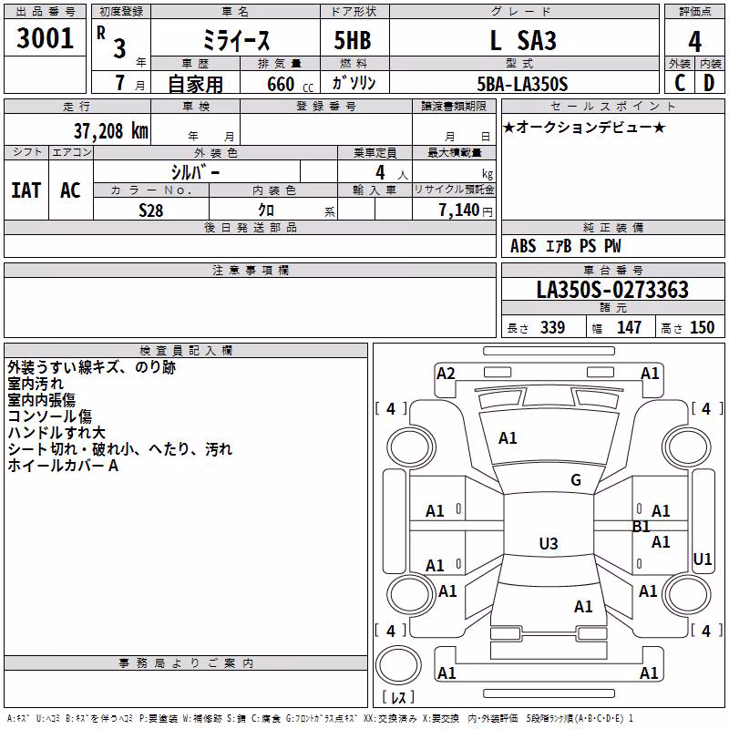 DAIHATSU MIRA E:S