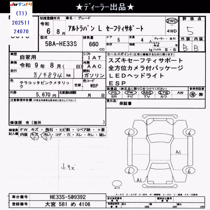 SUZUKI ALTO LAPIN
