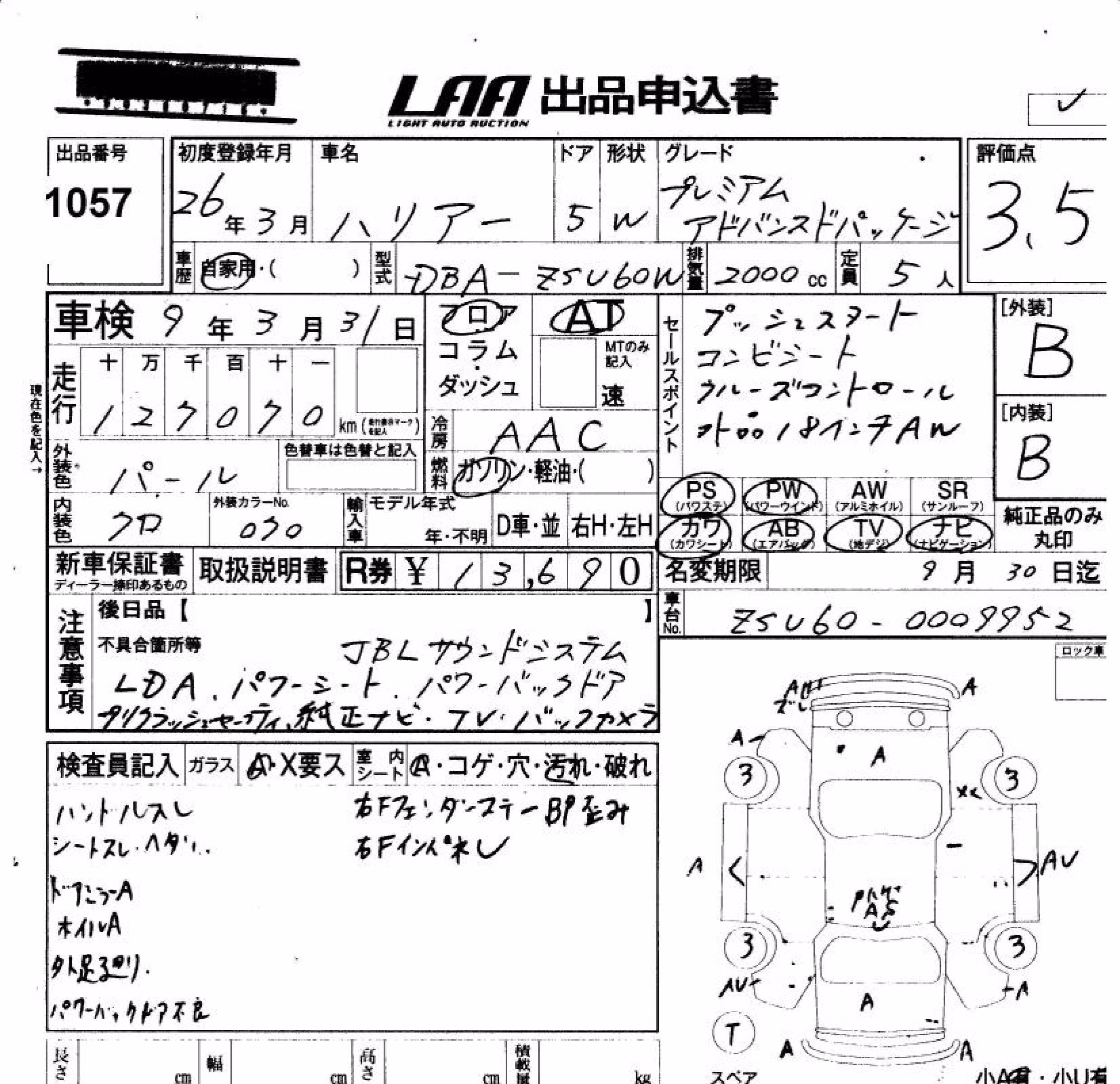 TOYOTA HARRIER