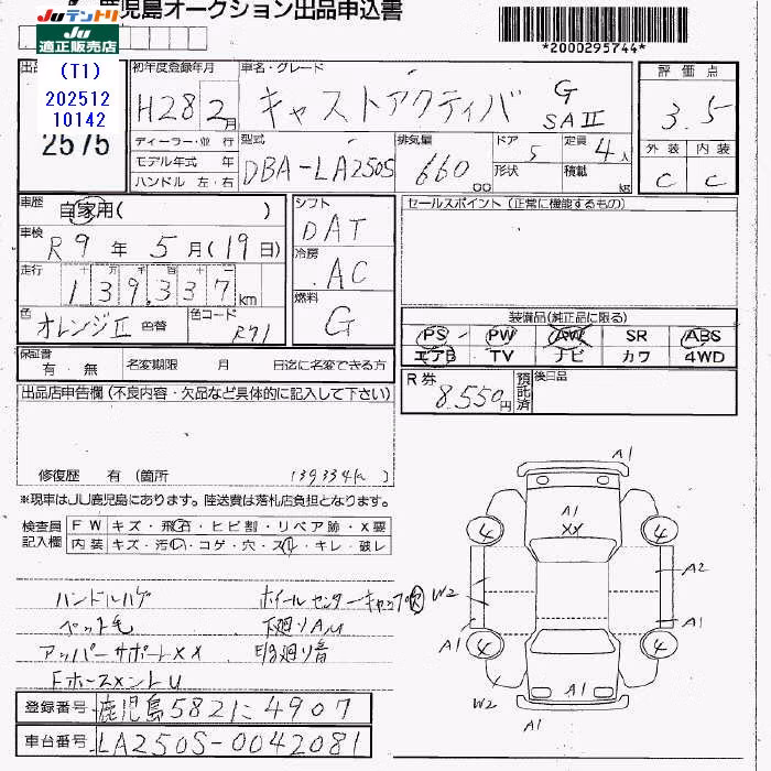 DAIHATSU CAST