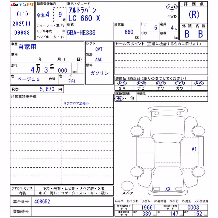 SUZUKI ALTO LAPIN