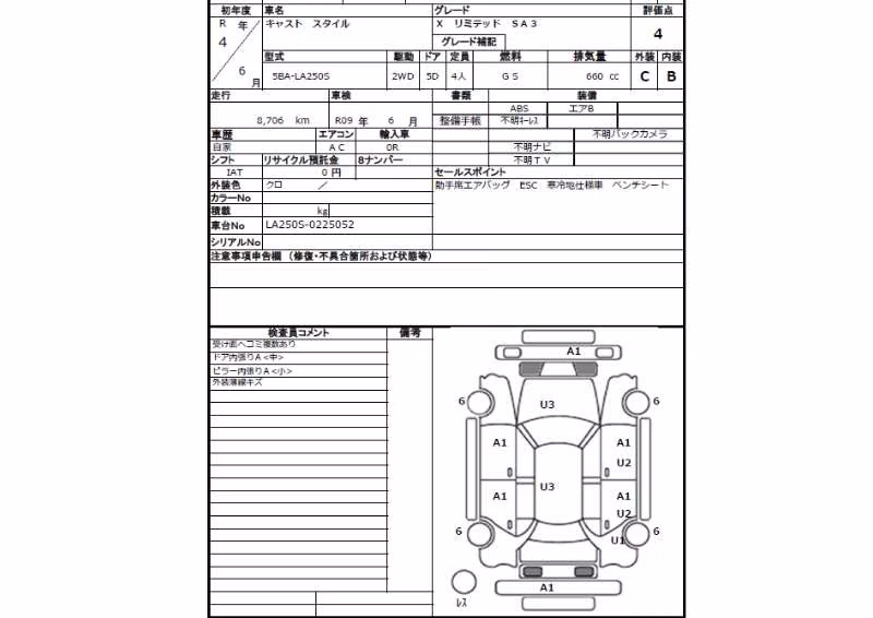 DAIHATSU CAST
