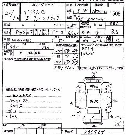 TOYOTA PRIUS ALPHA