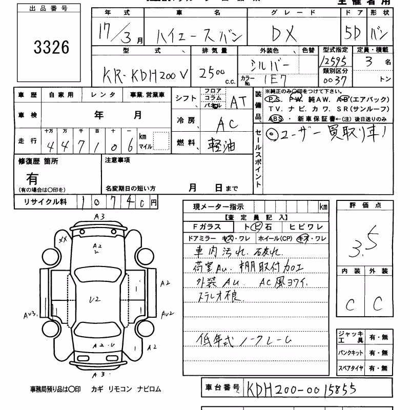 TOYOTA REGIUS ACE