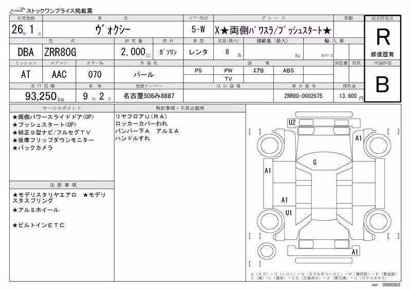 TOYOTA VOXY
