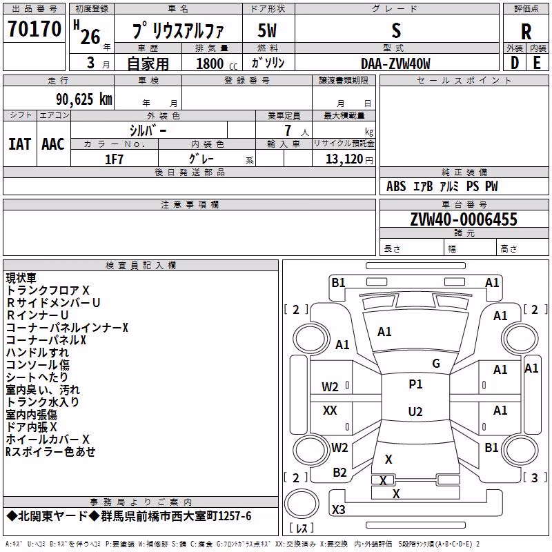 TOYOTA PRIUS ALPHA
