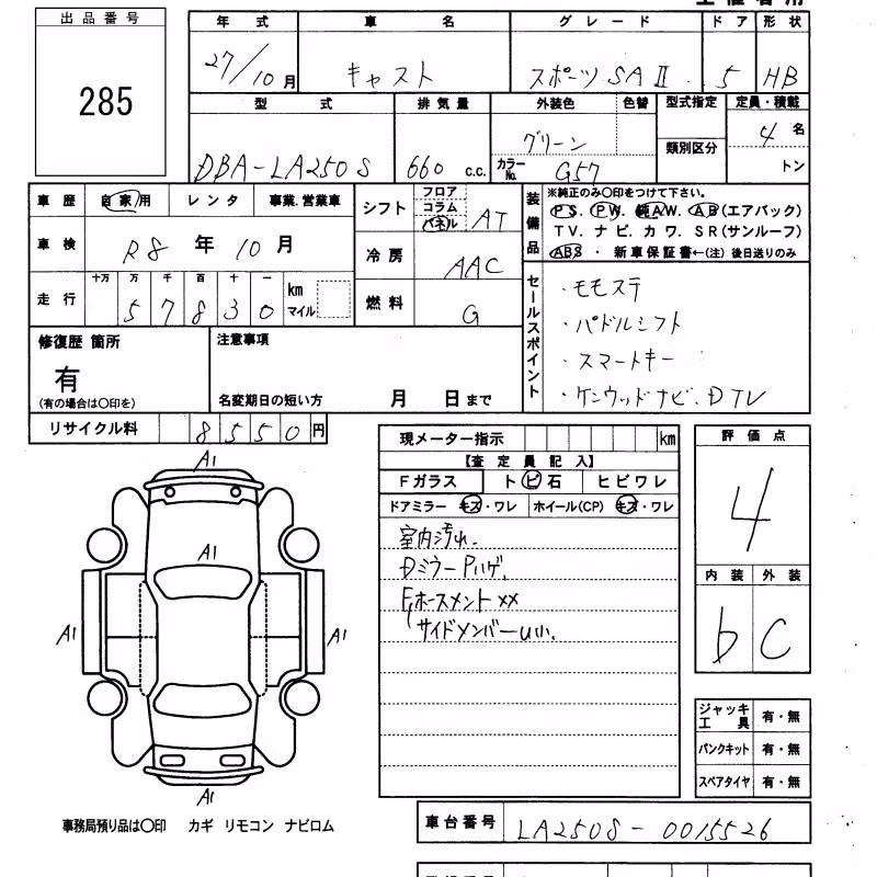 DAIHATSU CAST