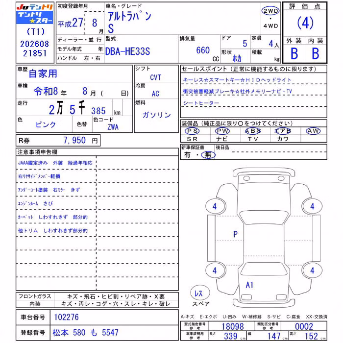 SUZUKI ALTO LAPIN