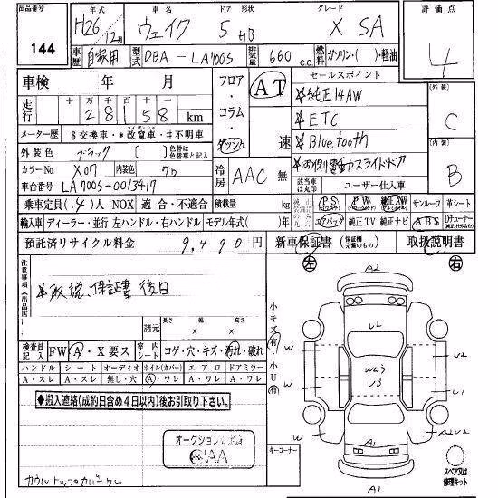 DAIHATSU WAKE