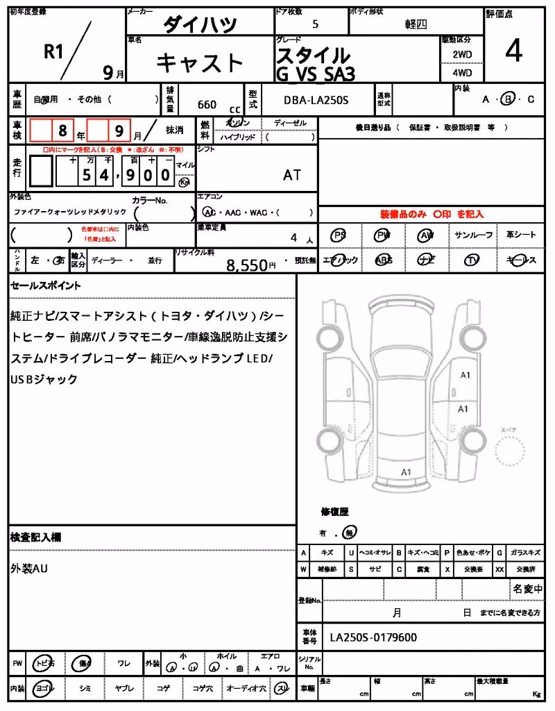 DAIHATSU CAST
