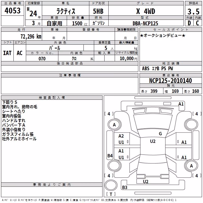 TOYOTA RACTIS