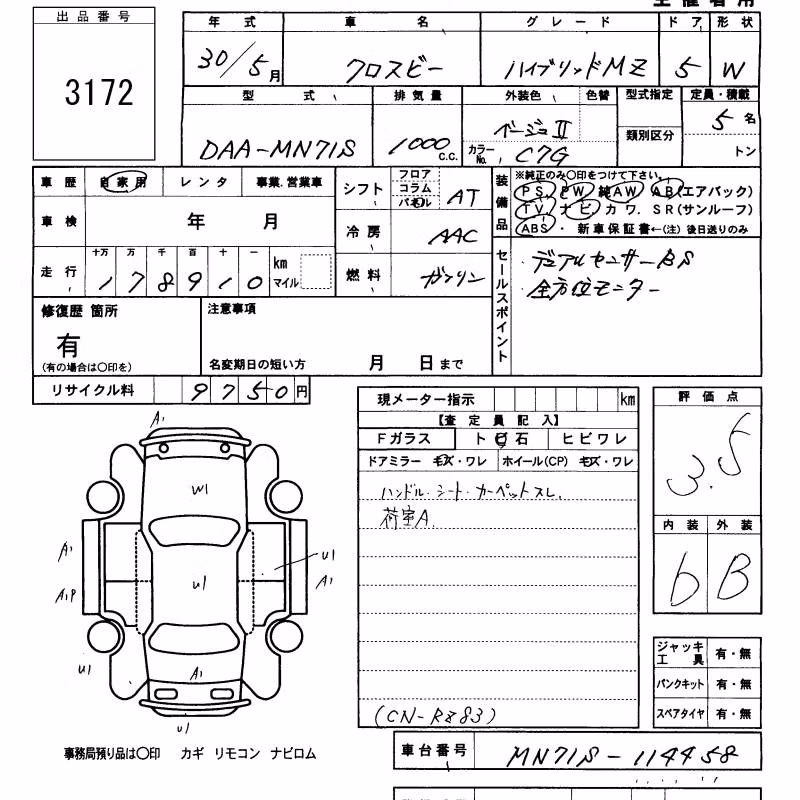 SUZUKI XBEE