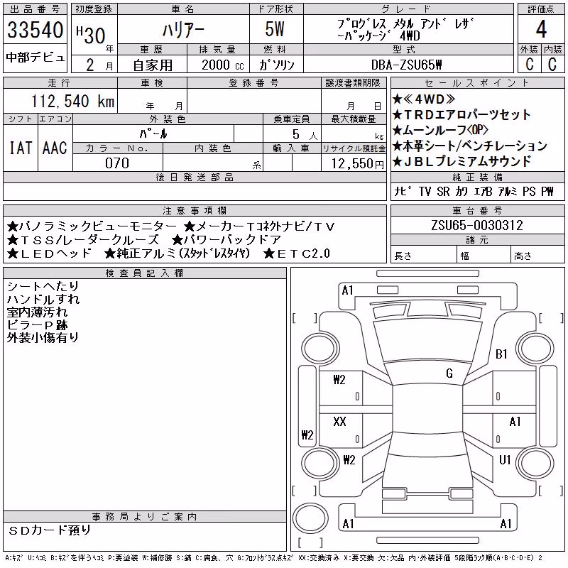 TOYOTA HARRIER