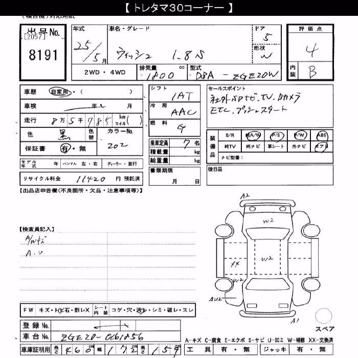 TOYOTA WISH