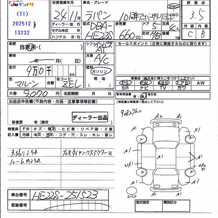 SUZUKI ALTO LAPIN