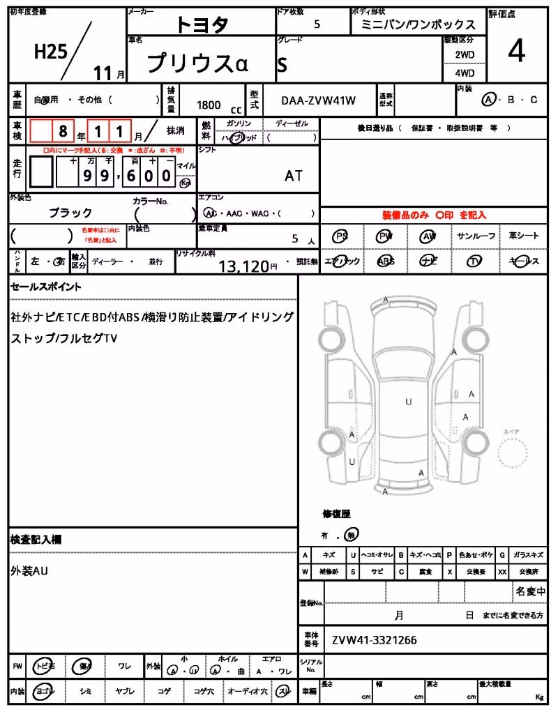 TOYOTA PRIUS ALPHA