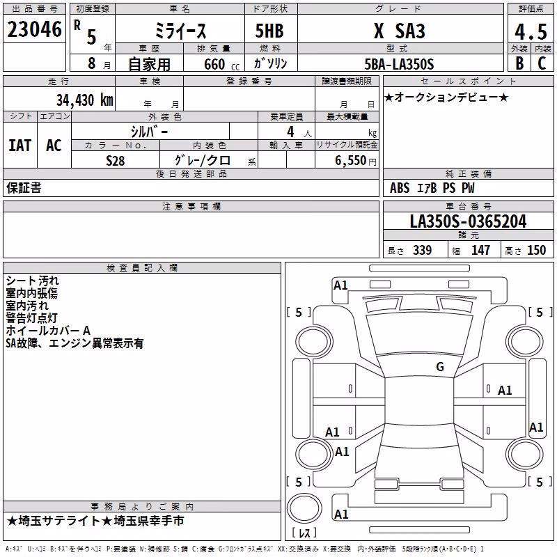 DAIHATSU MIRA E:S
