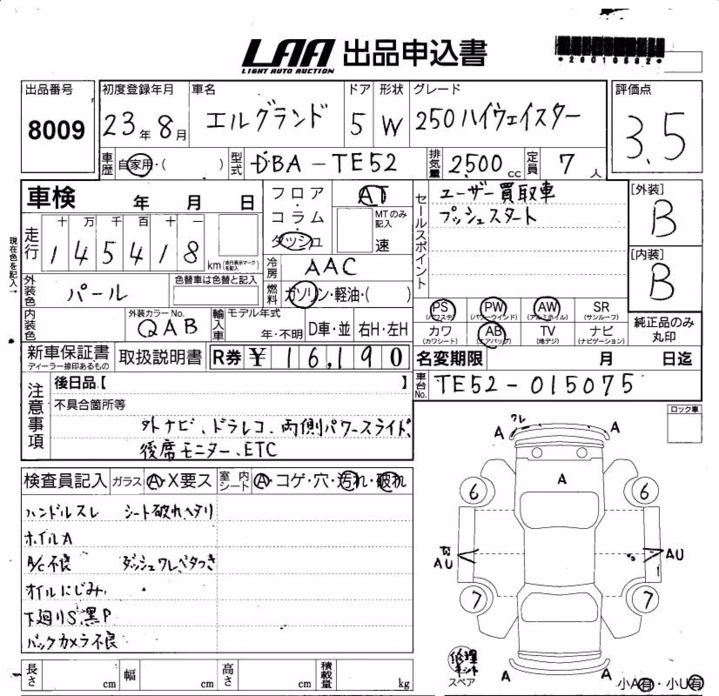 NISSAN ELGRAND